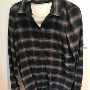 Open back flannel NWT